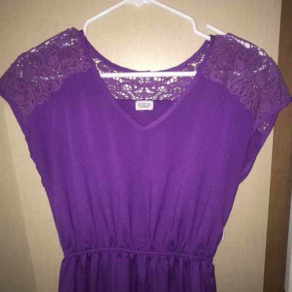 Cute Purple Charming Charlie dress - Picture 3 of 4